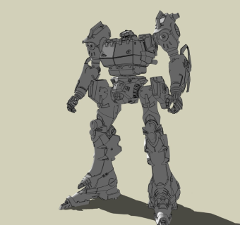 精细机器人机甲模型 高达 (25)